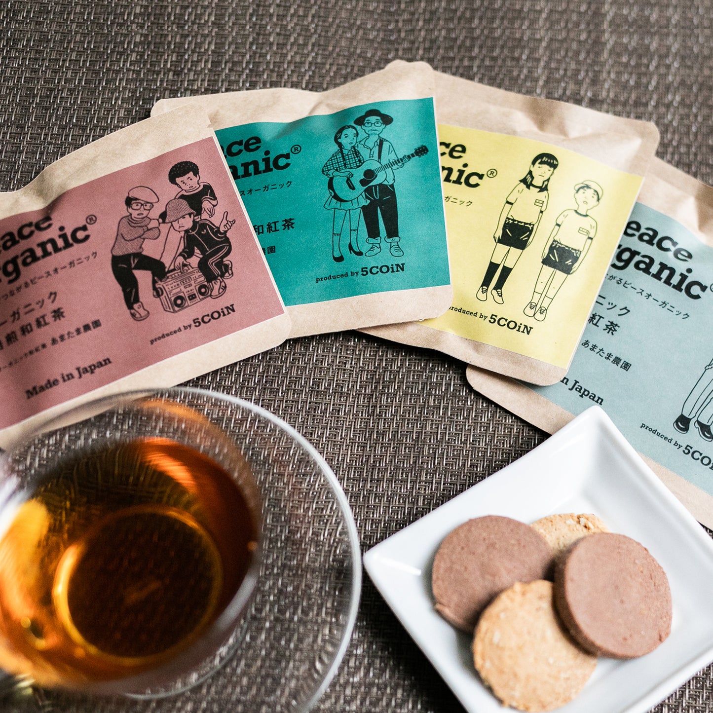 好みが選べる4種お試しセット(ティーバッグ 4個入 )|peace organic(ピースオーガニック)