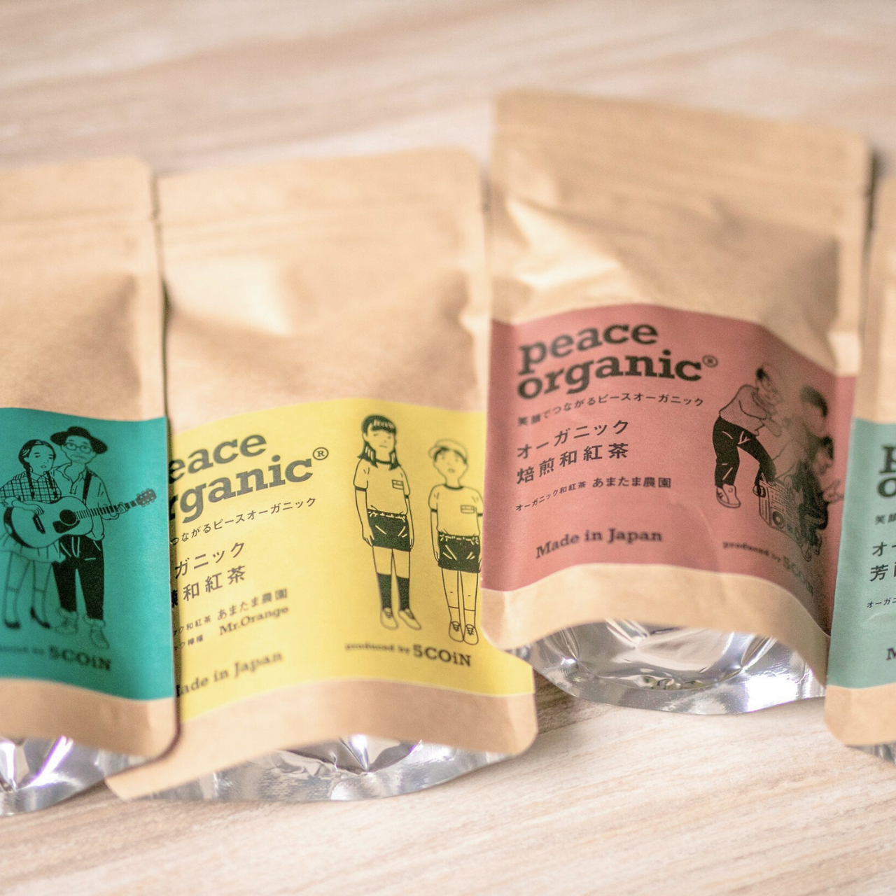 【新商品】オーガニック焙煎和紅茶（ティーバッグ 10個） / peace organic（ピースオーガニック）