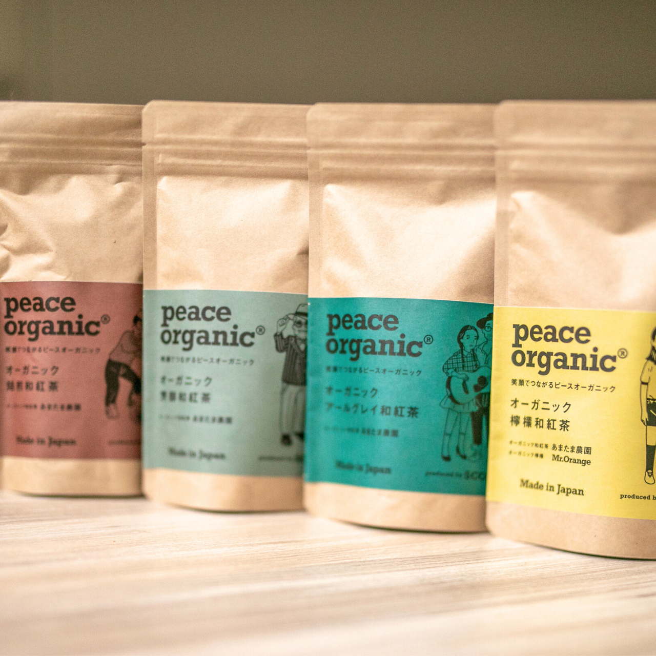 【新商品】オーガニック焙煎和紅茶（ティーバッグ 10個） / peace organic（ピースオーガニック）